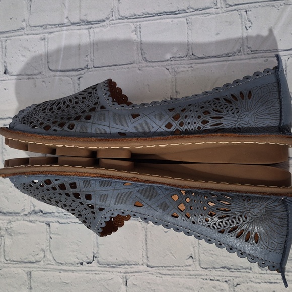 NWOB PRING STEP BRANDAL Leather Peep Toe Shoe Size 40 - Picture 5 of 9